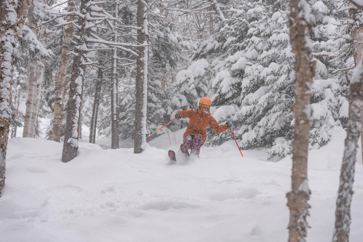 Powder and glades are two of Sunday River’s hallmarks. (Marina French/Sunday River)