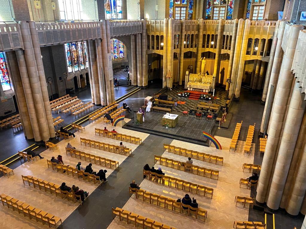 Belgian Catholics Contest 15-At-a-Time Rule in One of World’s Biggest Churches