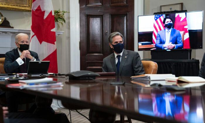 Biden, Trudeau Hold Virtual Bilateral Meeting