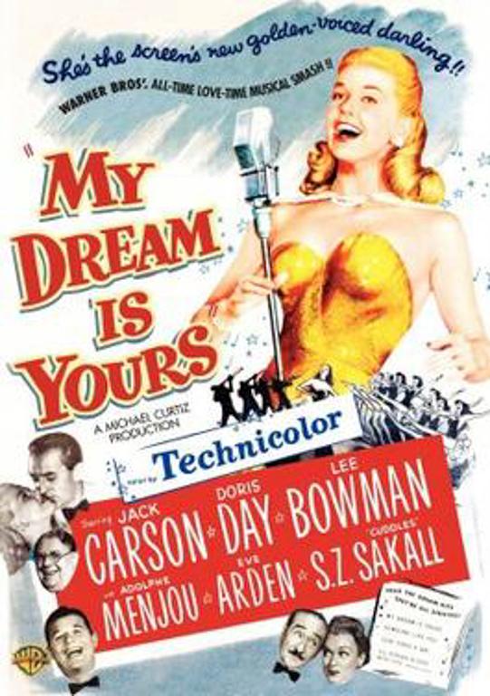 Doris Day's second film, "My Dream Is Yours," also starred Jack Carson. (Warner Bros.)
