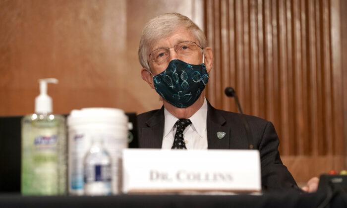 NIH Director Says ‘Overdoing It’ With Masking Is Better than Not Doing Enough