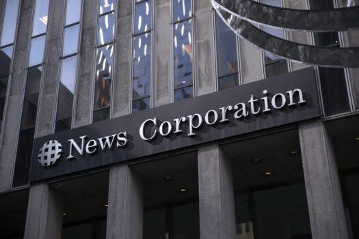 The News Corp. building on 6th Avenue, home to Fox News, the New York Post and the Wall Street Journal in New York City, N.Y., on March 20, 2019. (Kevin Hagen/Getty Images)