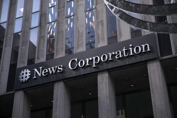 The News Corp. building on 6th Avenue, home to Fox News, the New York Post, and The Wall Street Journal in New York, on March 20, 2019. (Kevin Hagen/Getty Images)