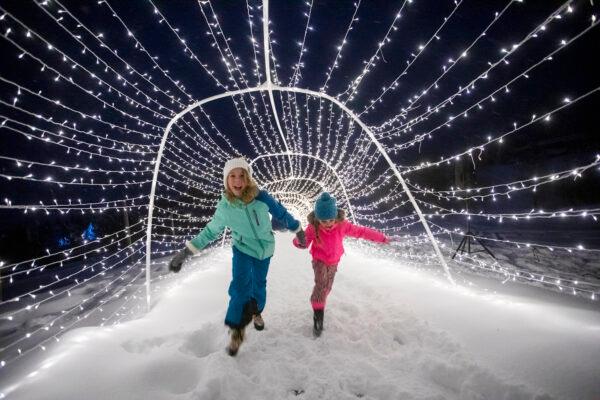 Tunnels light the way. (Jeremy Swanson/Snowmass Tourism)