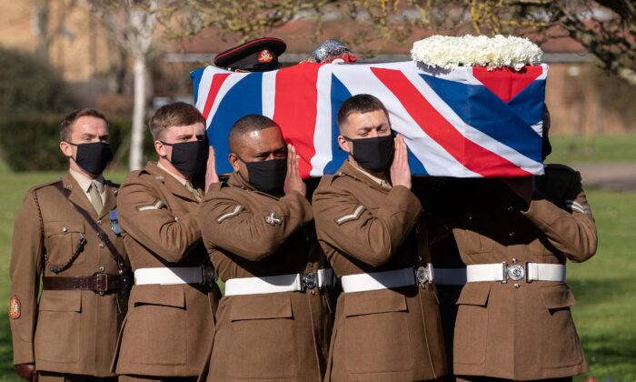 Military Honours and Fly-Past Mark Funeral of Britain’s Captain Tom