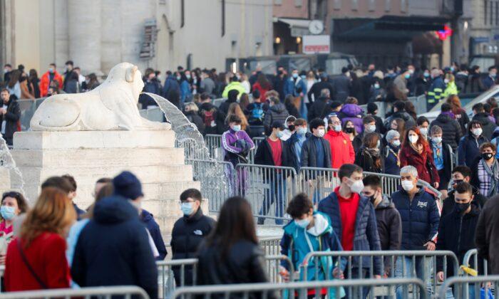 Most of Italy to Enter Lockdown as Nation Faces ‘New Wave’ of CCP Virus Outbreak