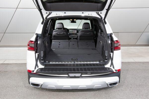 Plenty of cargo space with rear seats folded. (Courtesy of BMW)