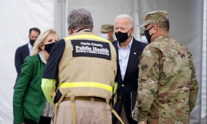 Biden Visits Texas, Promises to Help With Recovery From Storms