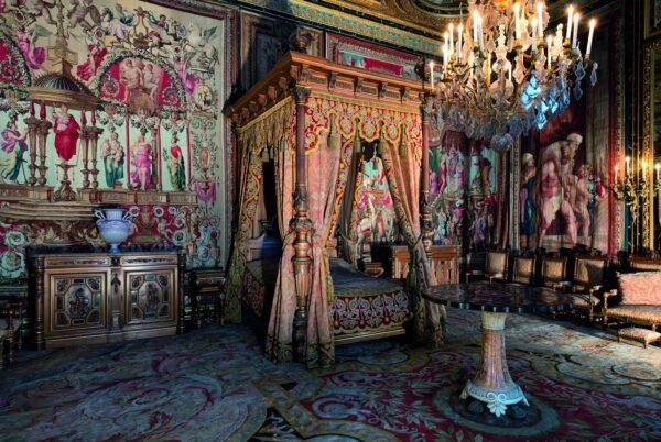 Anne of Austria's Bedroom at the Château de Fontainebleau when she was queen of France, first as the wife of Louis XIII and then as the regent queen for their son, Louis XIV. (Béatrice Lécuyer-Bibal)
