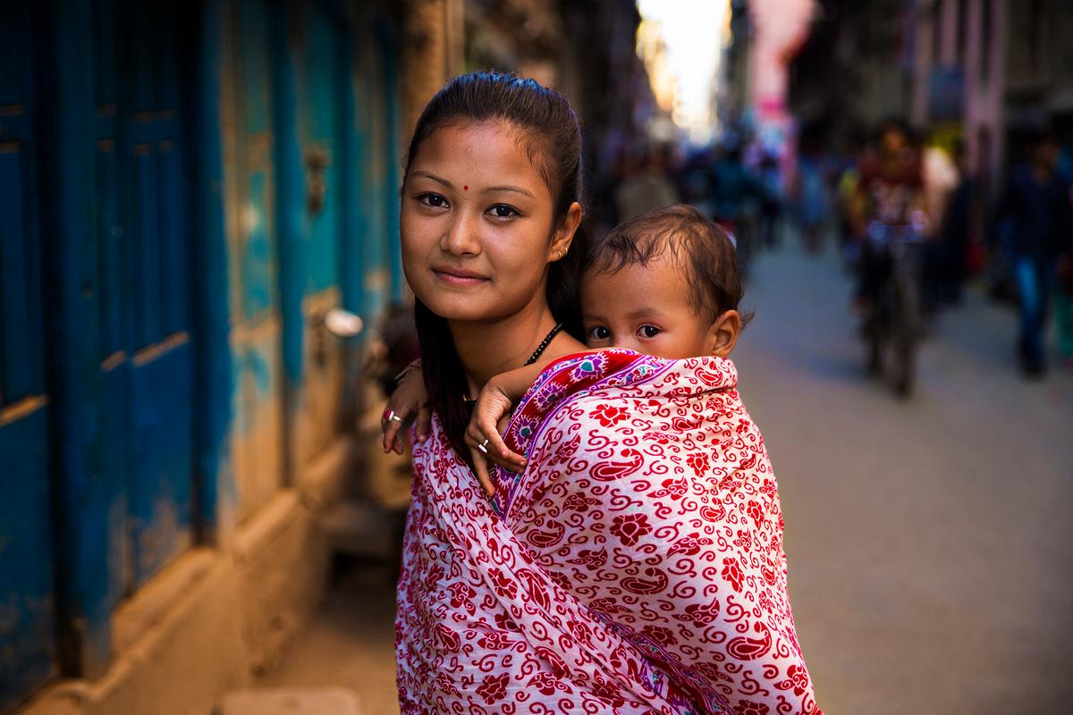 KATHMANDU, NEPAL, "A Hindu mother and her boy" (Courtesy of <a href="https://theatlasofbeauty.com/">Mihaela Noroc</a>)
