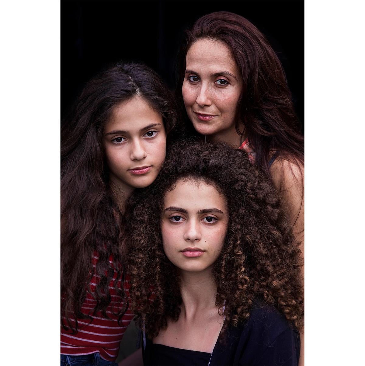 BUCHAREST, ROMANIA, "Carmen and her daughters, Ranya and Zara" (Courtesy of <a href="https://theatlasofbeauty.com/">Mihaela Noroc</a>)