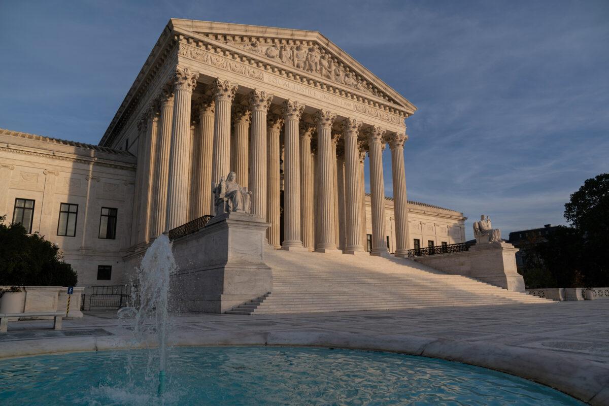 The Supreme Court is seen in Washington on Nov. 5, 2020. (J. Scott Applewhite/AP Photo)