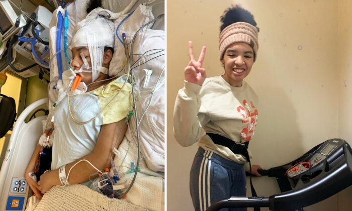 Mom Says It’s a Miracle as Teen Survives Brain Aneurysm and Is Now Able to Stand, Walk