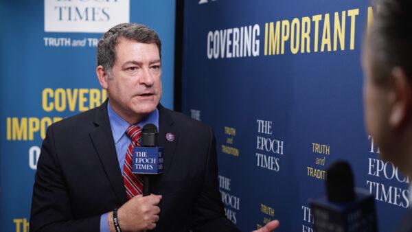 Rep. Mark Green (R-Tenn.), in an interview with the "American Thought Leaders" program at the Conservative Political Action Conference (CPAC) in Orlando, Fla., on Feb. 28, 2021. (The Epoch Times)