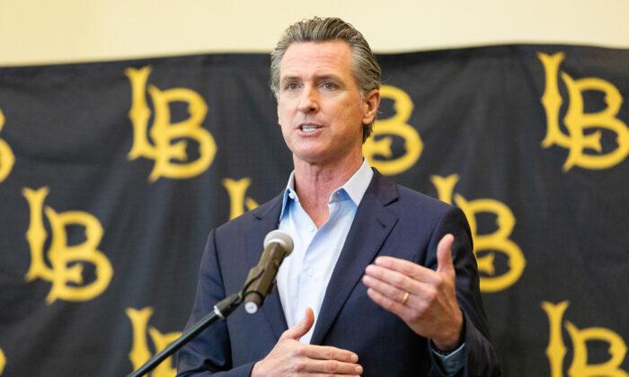 About 20 Percent of Adult Californians Are Vaccinated, Newsom Says During Long Beach Visit