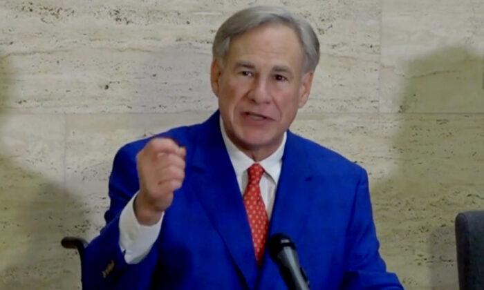 Texas Governor Backs Bill Prohibiting Social Media Censorship of Conservative Speech