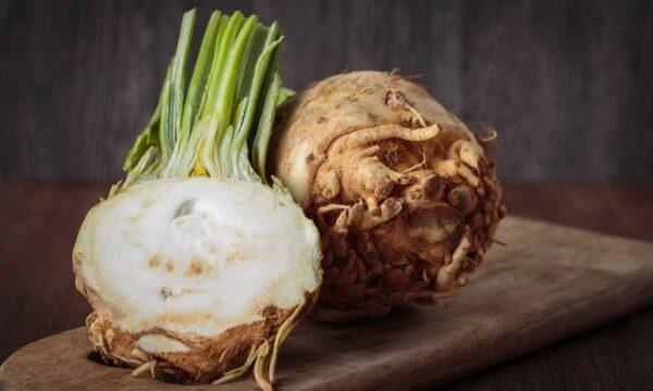 Don't let celery root's gnarly, bulbous exterior put you off. (Sabino Parente/shutterstock)