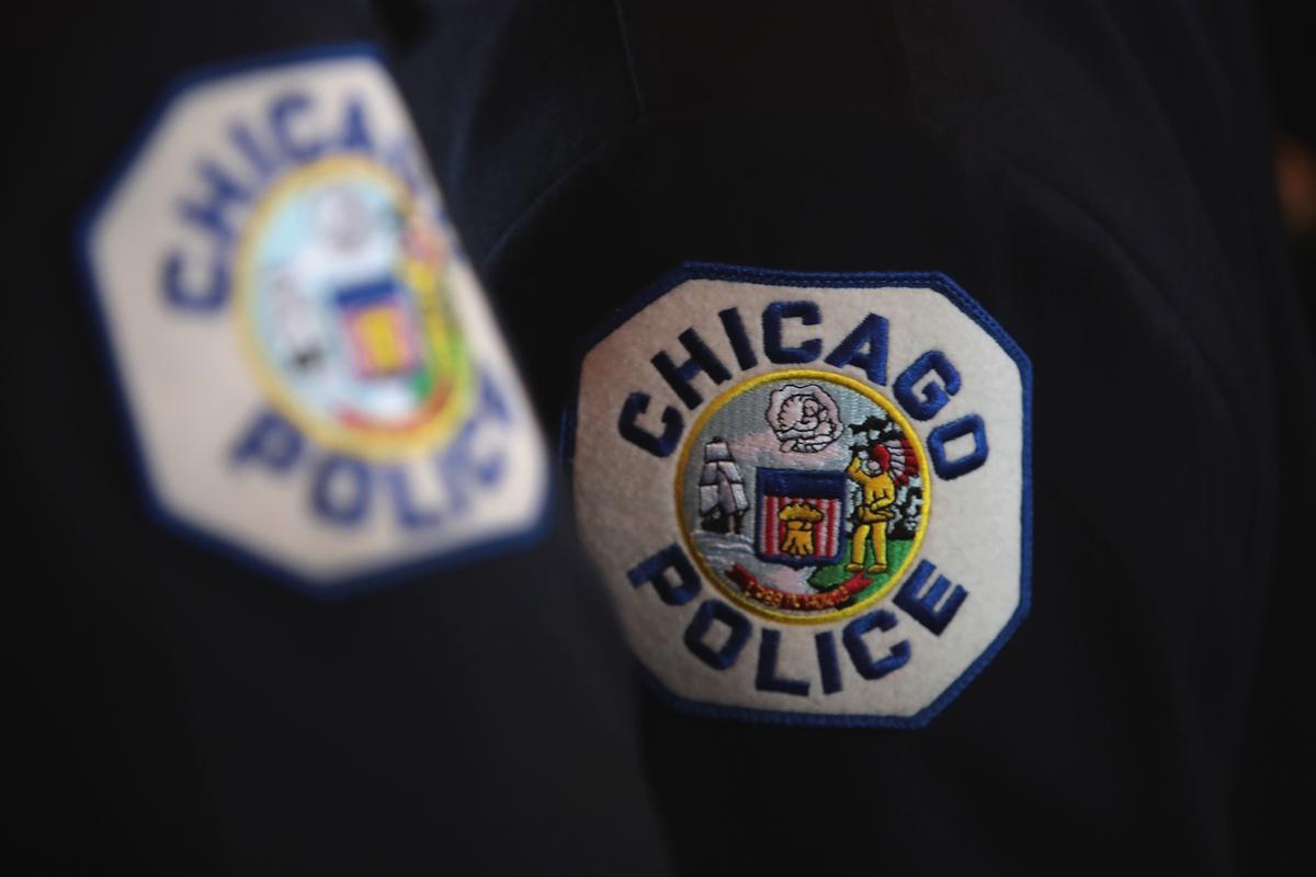 Detail of Chicago Police Department uniform (Scott Olson/Getty Images)