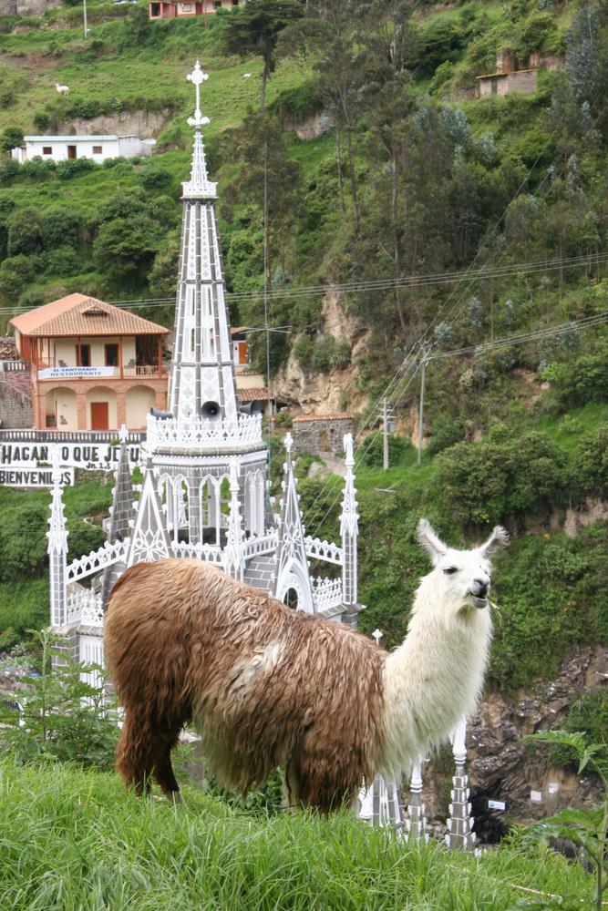 The church is located in a Colombian canyon not far from the Ecuador border. (Oscar garces/Shutterstock.com)