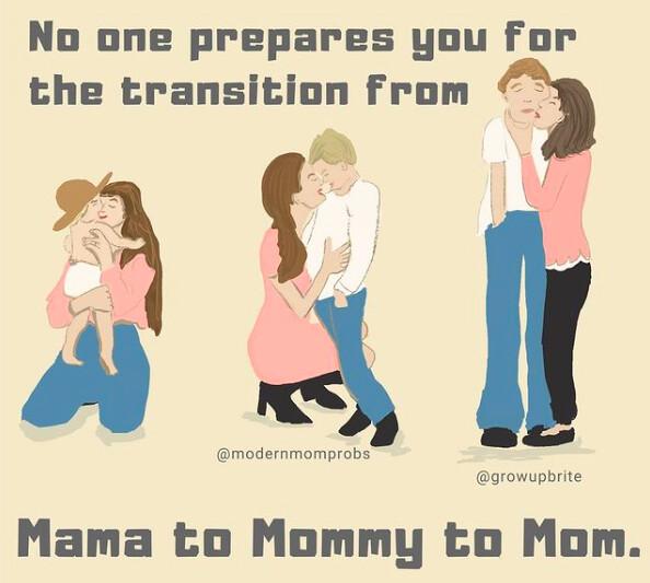 Clark channels her observations into her Instagram account, @modernmomprobs, and posts that provide connection and comfort for many mothers. (Courtesy of Tara Clark)