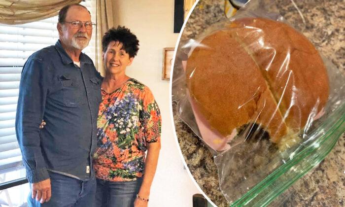 Loving Wife Takes a Bite Out of Her Husband’s Packed Lunch to Let Him Know She’s Beside Him