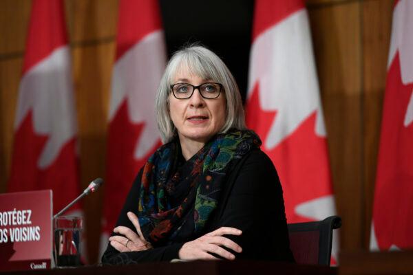 Minister of Health Patty Hajdu speaks during a news conference on the COVID-19 pandemic in Ottawa, on Dec. 4, 2020. (Justin Tang/The Canadian Press)