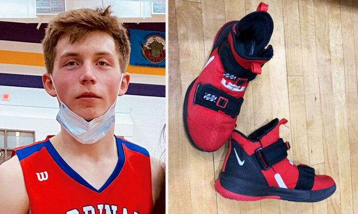 High School Basketball Player With a ‘Big Heart’ Donates His Shoes to Help Opponent