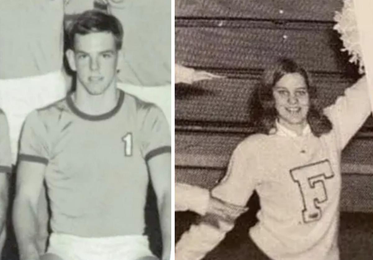 (L-R) Then-star athlete Joe Cougill and then-cheerleader Donna Horn. (Courtesy of <a href="https://www.instagram.com/donnahoff/">Donna Cougill</a>)