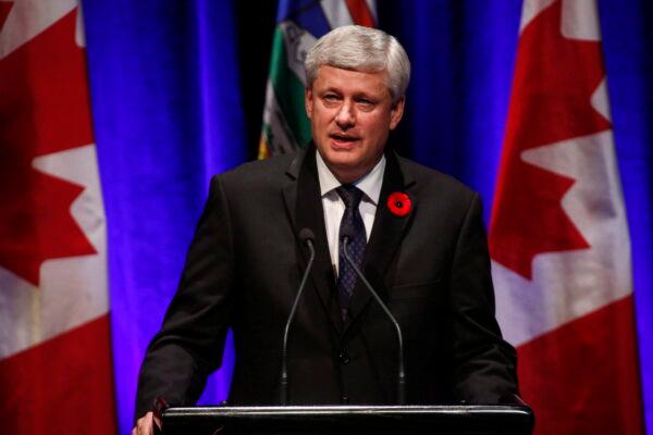 Former prime minister Stephen Harper in a file photo. (The Canadian Press/Jeff McIntosh)