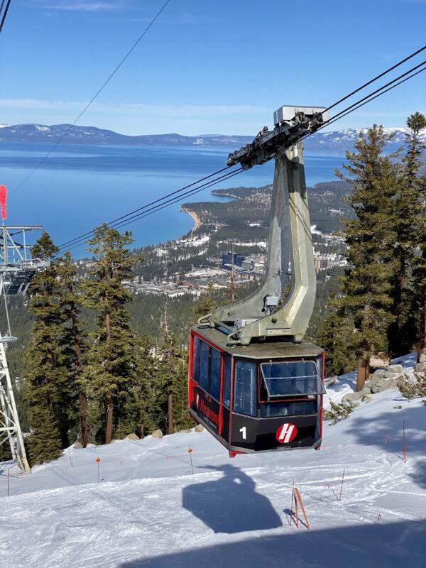 The gondola at Heavenly Ski Resort at Lake Tahoe, Calif., provides direct mountaintop access. (Courtesy of Margot Black)