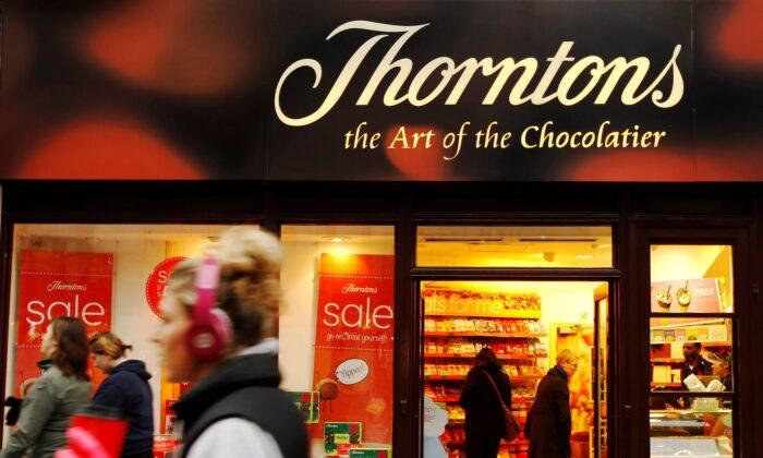 Chocolate Chain Thorntons to Close UK Stores, 600 Jobs at Risk