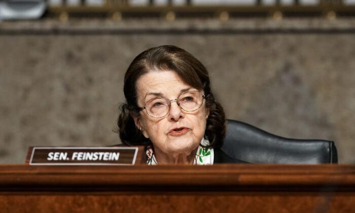 Feinstein Says She’s Not Stepping Down Before End of Term
