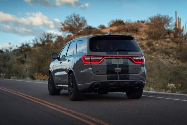 The racing stripes running all the way down the back. (Courtesy of Stellantis Media)