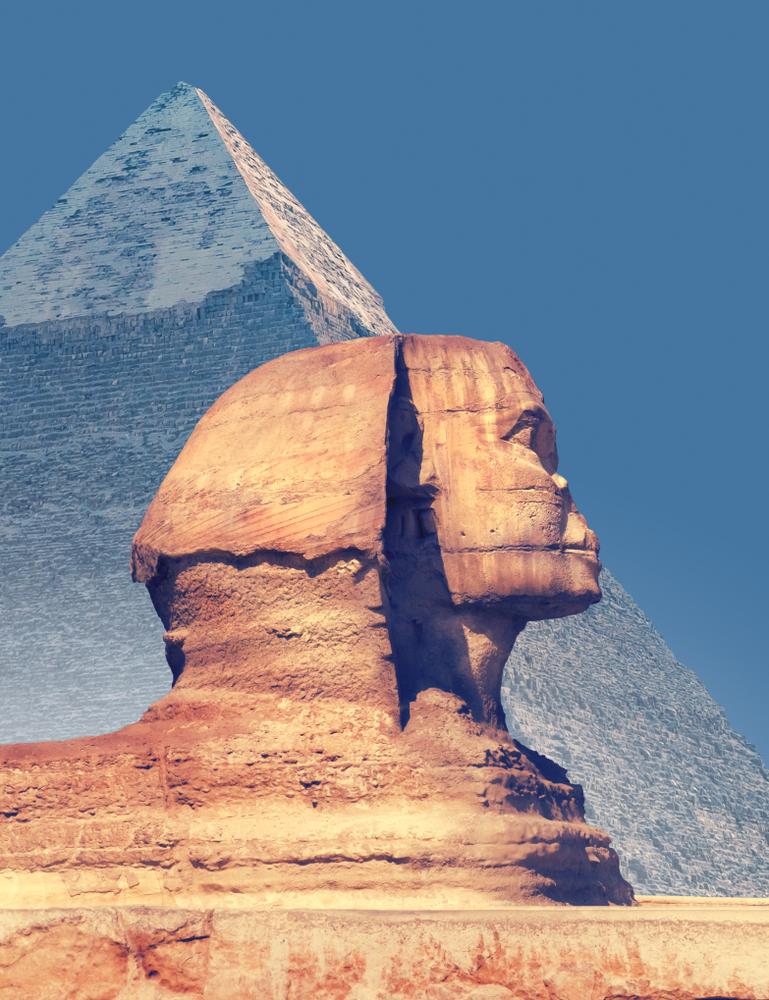 The Great Sphinx of Giza faces from west to east. (Repina Valeriya/Shutterstock)