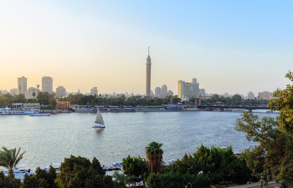 Cairo Tower, overlooking the Nile River. (Mohamed Elkhamisy/Shutterstock)