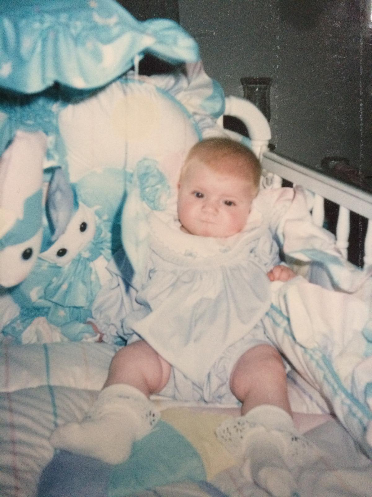 Morgan Hill, who was named Baby Mary Grace by her rescuers after they found her in a dumpster behind Hoffmann Estates Medical Center in October 1995. (Courtesy of <a href="https://thestoryofbabymarygrace.com/">Morgan Hill</a>)