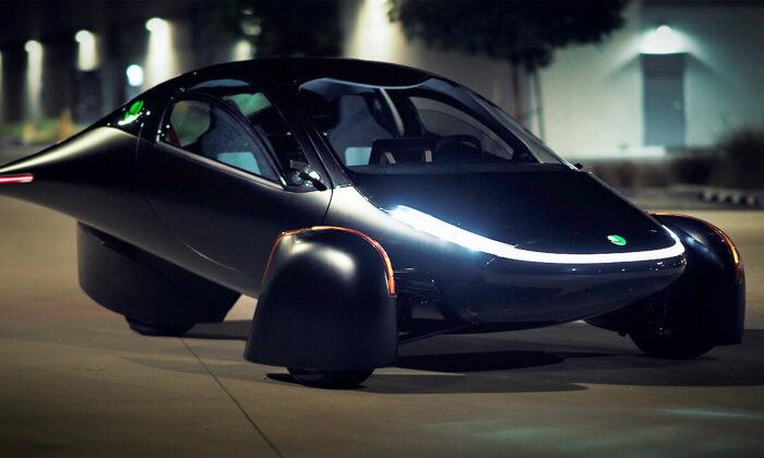 Car Designers Create Sleek Batmobile-Esque Solar Car That Never Needs to Be Charged