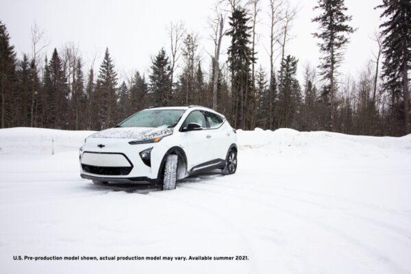 Testing new EVs. (Courtesy of General Motors)