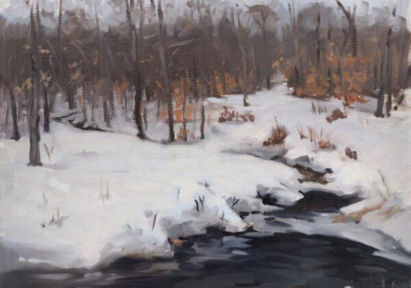 Plein air painting by Amy Florence, Vermont.
