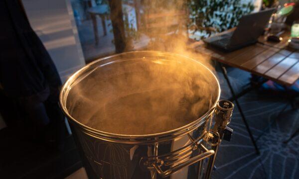 When you start buying stainless-steel multi-barrel tanks, you might want to think about moving out of the kitchen. (Bogac Erkan/shutterstock)