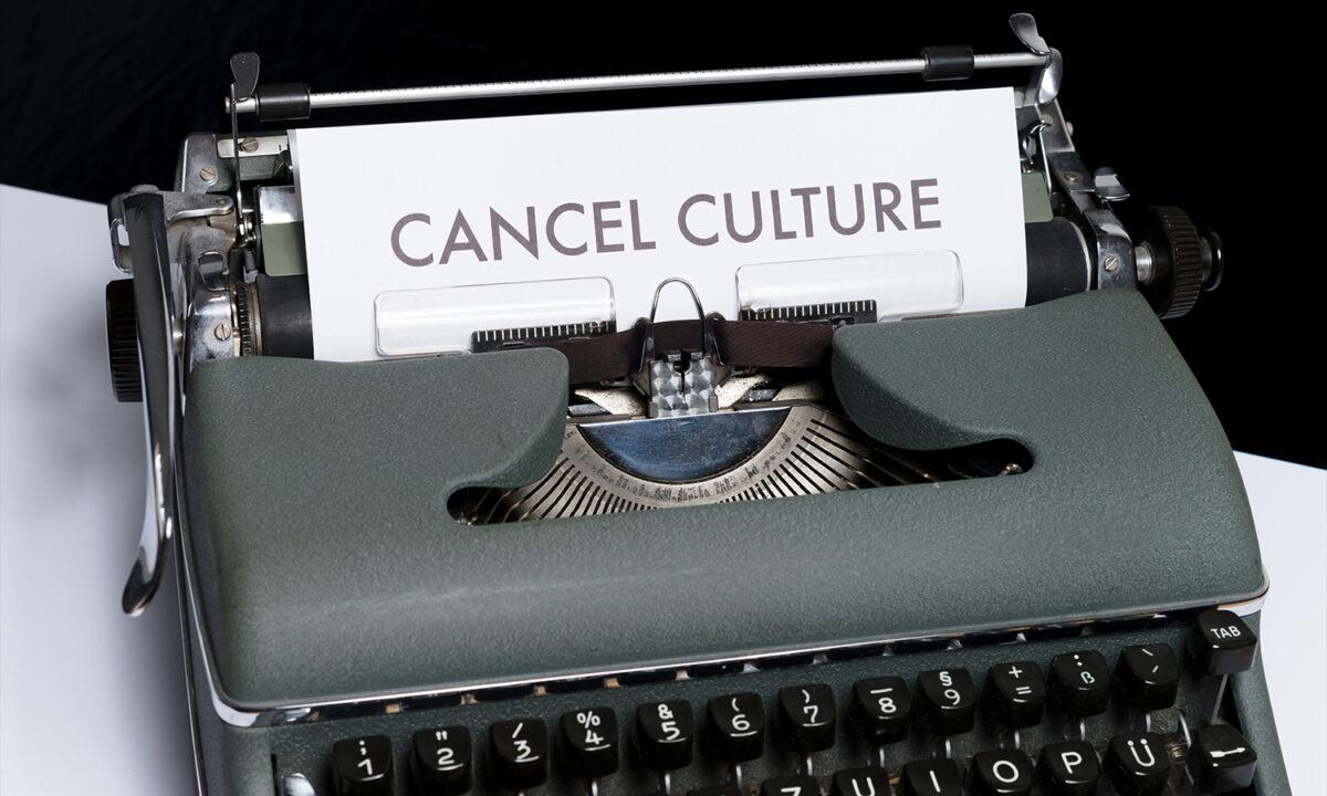 File photo showing the words 'cancel culture' typed on a typewriter. (Markus Winkler/Unsplash)