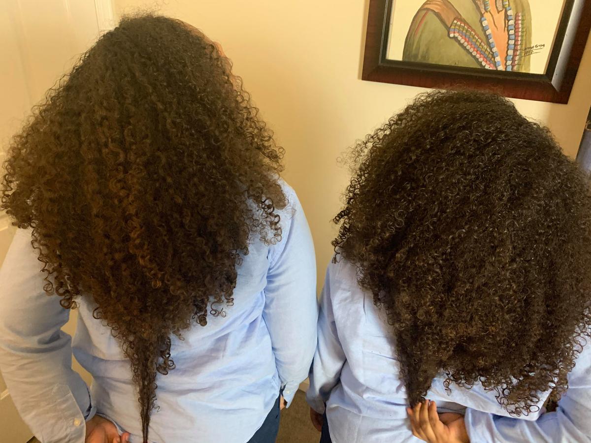 The brothers display their manes from the back. (Courtesy of <a href="https://www.facebook.com/senafekesh.tekabework/">Senafekesh Tekabework</a>)