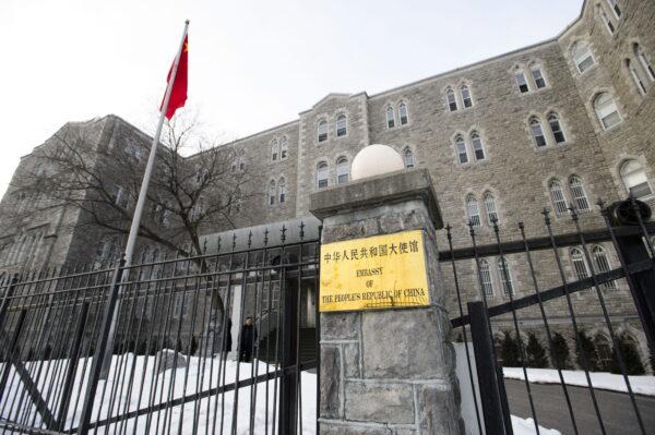 The Chinese Embassy in Ottawa. (The Canadian Press/Sean Kilpatrick)