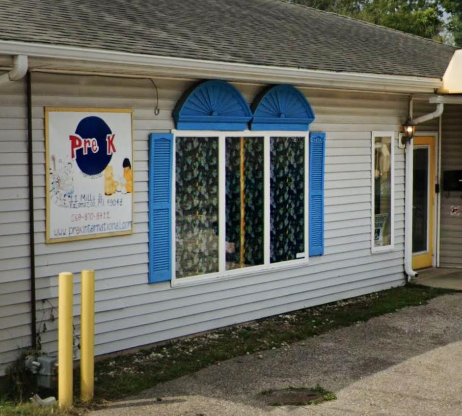 Pre K International Childcare Center in Kalamazoo, Michigan (Screenshot/<a href="https://www.google.com/maps/@42.2951008,-85.5684456,3a,25.1y,321.9h,87.22t/data=!3m6!1e1!3m4!1s4yuBXhjUs0xXB4CaoN2mng!2e0!7i16384!8i8192">Google Maps</a>)