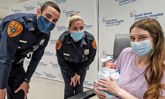 Mom Names Newborn Daughter After Officers Who Helped Her in Dramatic Roadside Delivery