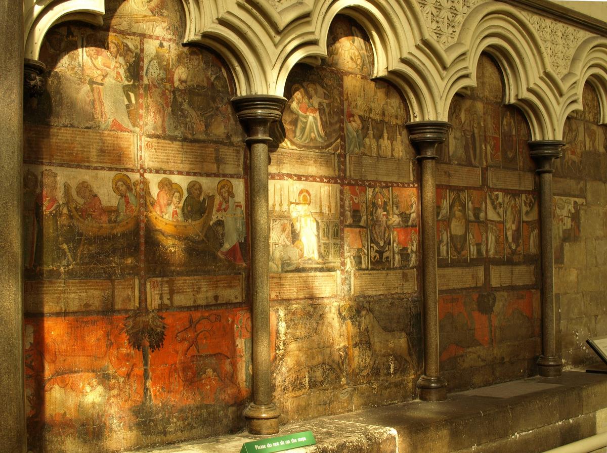 In the 14th century, the Apocalypse and the Last Judgement were painted on the Chapter House walls. (Enigma51/CC BY-SA 3.0 DE)