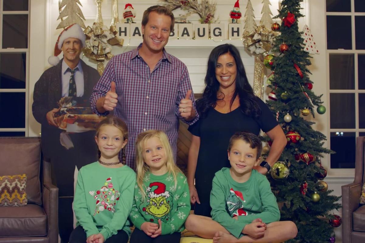 Steve and Gina Harbaugh with their children. (Courtesy of <a href="https://www.facebook.com/theharbaughs">The Harbaughs</a>)