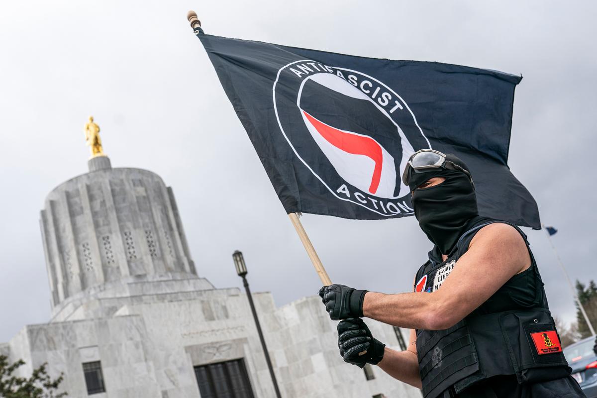 Heavily Armed Antifa Clash With Drivers at Oregon's Capitol