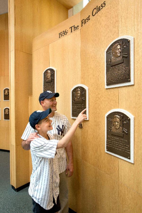 The National Baseball Hall of Fame and Museum in Cooperstown, N.Y., recalls high moments from the sport's history. (Courtesy of National Baseball Hall of Fame and Museum)
