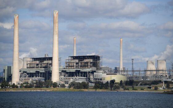 Liddell power station in the Hunter Valley region of New South Wales, Australia, on Apr. 22, 2018. (AAP Image/Dan Himbrechts)